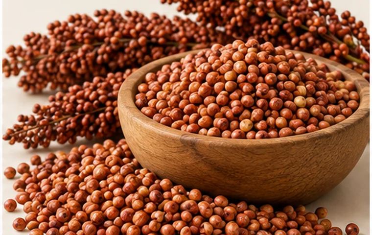 White sorghum grain