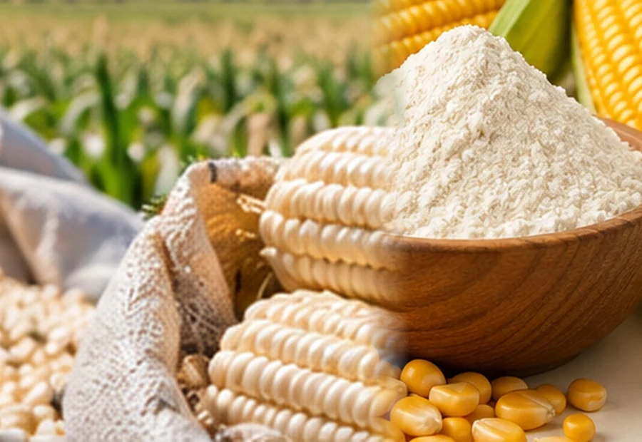 Non-GMO white maize and sifted maize flour